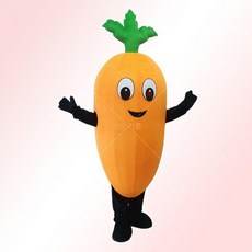 채소인형탈 코스프레 축제 행사 인형탈, 보편적 코드, 큰 잎 오렌지 당근