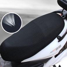 3D 에어메쉬 쿨시트커버-전사이즈 메쉬 통풍 오토바이 안장 시원한 커버, S, S, 1개
