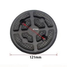 잭 패드 리프트 고무 프레임 레일 어댑터 핀치 용접 측면 리프터 자동 도구 잭용 12cm, 1개