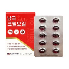 남극크릴오일 500mg x 60캡슐 x 4개, 60정