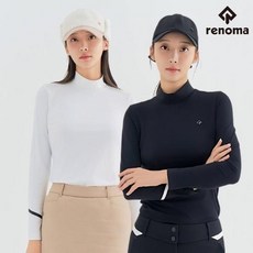 레노마골프 여성 가을 하이넥 스판 약기모 이너 티셔츠 N7182.