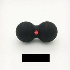 볼란스 마사지볼 전문가 생활 안마용품 땅콩형 맛사지볼, 1개, 블랙 스몰 16 x 8
