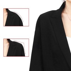 어깨 패드 어깨뽕 보정 자신감 어좁이 정장핏 수선 티안나는 부자재 자켓 실리콘 라인 나그랑, 화이트 064710DC