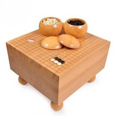 좌식 원목 장기판 어버이날 선물 오목 알까기 바둑판, 12CM 두께, 1개