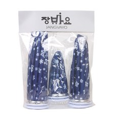 JANGVAYO 高爾夫冰袋 3 件套, 3種藍色