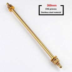 12MM 오토바이 스윙암 액슬 스틸 B용 프론트 30MM 모페드 커스텀 자전거 304 골드 티타늄 육각 전기 키트 스테인리스, 360mm, 1개