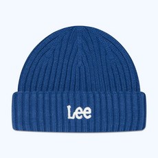 [백화점 정품] Lee 키즈 스몰 트위치 로고 비니 블루 LK2404BN02BL