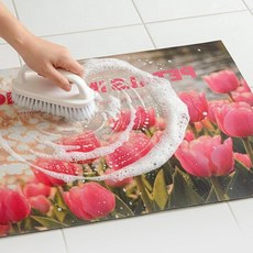 규조토 발매트 욕실 화장실 출입구 현관 풍경 바닥 매트, 1개, B1 레드 파라솔