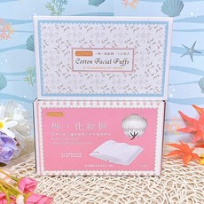 COSMED 化妝棉-輕柔親膚 卸妝保養濕敷多用途, 1個, 康是美化妝棉單盒