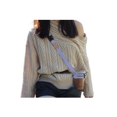 多場景適用 飲水杯掛繩, 紫色, 1個