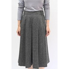 비꼴리끄 울 크로스 체크 칠부 팬츠 550340