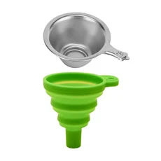 금속 UV 수지 필터 컵 실리콘 SLA 3D 프린터 깔때기 LCD 액세서리 용 부품, 02 Green