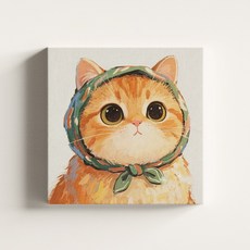 diyee 피포페인팅 명화 그리기 20x20cm, 1개, R104 고양이