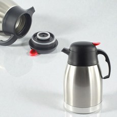 진공보온주전자 원터치 버튼 이중 진공 보온주전자 스테인리스 주전자 1.5L 689000AA (1EA)