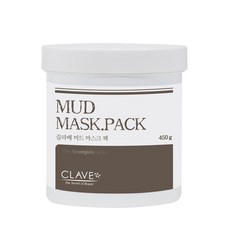 끌라베 머드 마스크팩 450g 노폐물 각질 피지관리, 1개입, 1개