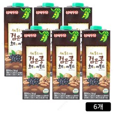 삼육두유 검은콩 호두와아몬드 대용량, 950ml, 6개