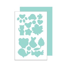 아띠꼴로 1+1 1세트 침낭 텐트 패딩 보수 스티커 수선패치 테이프, 파스텔민트(디자인+무지), 1개