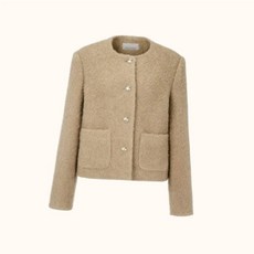 보브 VOICE OF VOICES 울 부클레 라운드넥 자켓7155410004 488469