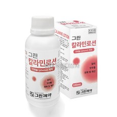 그린제약 그린 칼라민로션100ml 땀띠 벌레 화상 습진 피부진정 의약외품 로션 화상부염 햇볕탄곳, 100ml, 2개