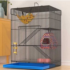 다람쥐 친칠라 케이지 바퀴 슈가글라이더 다람쥐집 키우기 하늘 대형, 1개, 1. 싱글 케이지