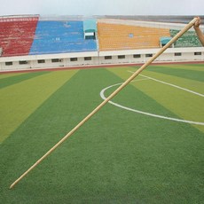 무술 연습봉 소림 긴스틱 찌르기 자기방어 훈련 무기도구, 1개, 내구성 화이트애쉬 망치 1.4m