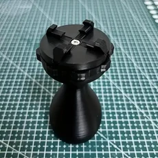 1Pcs 플라스틱 미니어처 페인팅 홀더 안정기 휴대용 고정 테이블 3D 인쇄 모델 스탠드, 1개