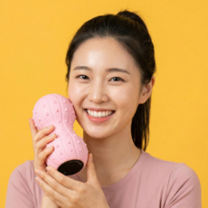 릴랙스넛 환도선다 마사지기 진동 이상근 마사지볼 릴렉스넛, 분홍색, BK-VIball