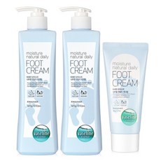 바세린 모이스처 풋크림 2+1 / 500ml+500ml+60ml (초행사) 고보습 대용량, 60ml, 3개, 3개