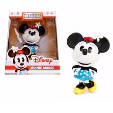 Metals 98255 Disney 디즈니 클래식 Minnie Mouse with Blue Polka Dot Dress Collectible Die-Cast Toy 피규어 4\", Metals 98255 Disney 디즈니 클래식 Mi