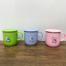 ZEBRA 斑馬牌 兒童學習馬克杯 雙層隔熱杯 250ml, 1個, 藍色