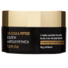 팜스테이 24K 골드&펩타이드 솔루션 앰플 아이패치, 60개입, 1개