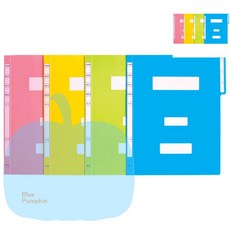 YP 10개입 칼라정부화일PP A4 청색-팩 서류철