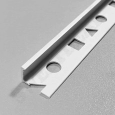 재료분리대 화이트 2.4M 타일철물 타일재료분리대