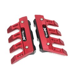 프론트 포크 프로텍터 펜더 슬라이더 머드 가드 오토바이, 1개, 5. Red-DS525X