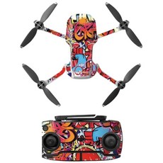 DJI Mavic Mini/SE 御Mini 機身遙控貼紙 PVC保護貼【高雄現貨，多款潮流圖案】, 1個