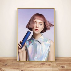 액자 미용실 포인트 포스터 캔버스 헤어샵, BM26
