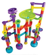 구슬트랙 놀이교구 유아 롤러코스터 장난감 88개입