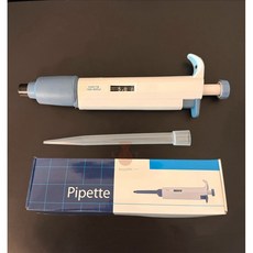 可調式微量吸管, 1個, 容量0.5～10刻度0.1µl