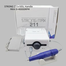 전문 네일 드릴 머신 호스트 전동 핸들 파일 장비, A. EU(220V)