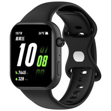 ROSSINI 2i 專用液態矽膠錶帶, 适用荣耀亲选ROSSINI2i,黑色【液态硅胶表带】不是手表