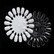 7구상점 네일 컬러차트 네일컬러판, 투명