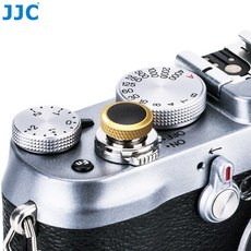 JJC 미러리스 컴팩트 DSLR SLR 필름 카메라 나사식 교체형 카메라셔터 카메라버튼 베이직 디럭스, 디럭스 블랙-블루, 1개