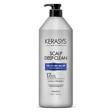 KERASYS 頭皮深層護理去屑涼感蛋白質洗髮精 清新香, 1瓶, 980ml