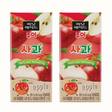 미닛메이드 조이 사과x/사과주스/팩음료, 1개