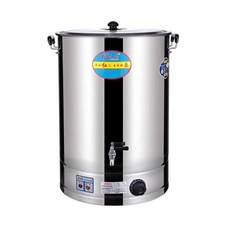 업소용 전기 중탕기 워머기 탕온기 음식 우동국물, 수도꼭지 + 55L