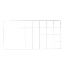 5크기 북유럽 디스플레이 메쉬 그리드 Diy 벽 사진 엽서 장식 선반 아트 금속 프레임 주최자 홈, 30X30cm, white