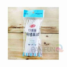 일회용 포크 10개 1회용포크 일회용포크 여행용포크 일회용위생포크 일회용식기, 단품, 1개, 1개