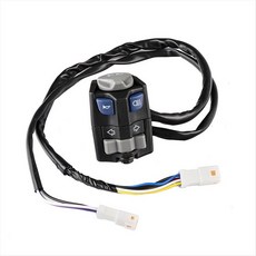 EXC XCW EXCF TPI 125 150 200 250 350 450 500 통합 핸들 바 제어 스위치 용 오토바이 헤드 라이트 혼 스위치, 검은색