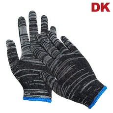 DK KC 색사장갑 고급면사 작업용 면장갑 100켤레 올풀림방지 오버록, 100개