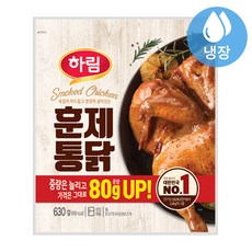 하림 훈제통닭, 630g, 1개